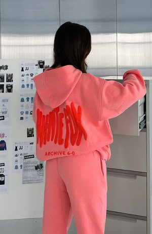 White Fox Boutique Archive 6.0 Oversized Hoodie Pink / Orange | USA-27198DNOX