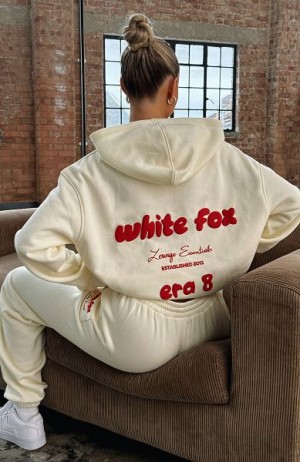 White Fox Boutique Era 8 Oversized Hoodie Pink Cream | USA-98640TWRL