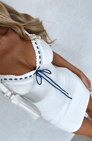 White Fox Boutique For Your Love Mini Dress White | USA-39574TMHA