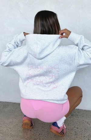 White Fox Boutique Got What You Need Oversized Hoodie Grey | USA-12758JTRE