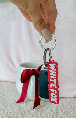 White Fox Boutique I've Got You Keychains Red / White | USA-50386ZOGQ