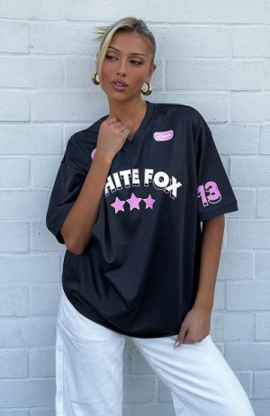 White Fox Boutique Just Get Along Oversized Jersey Grey | USA-84652KBWL