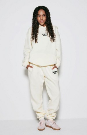 White Fox Boutique Keeping It Simple Sweatpants Cream | USA-90182DSEU