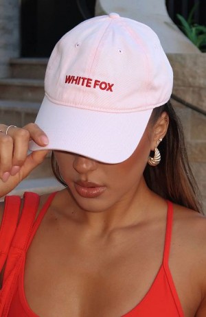 White Fox Boutique Time To Travel Caps Pink / Red | USA-71029NSZH