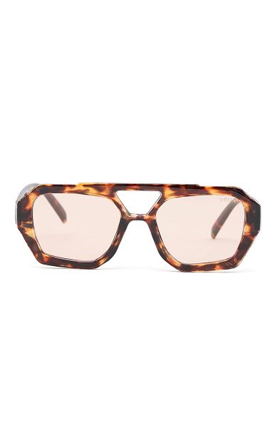 White Fox Boutique Always Vibing Sunglasses Brown | USA-97862AYIS