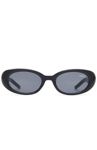 White Fox Boutique Amalie Sunglasses Black | USA-31570QINA