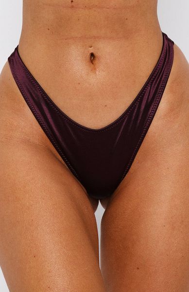 White Fox Boutique Anastasia Bikini Bottoms Purple | USA-46382NBZD