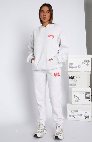 White Fox Boutique Archive 6.0 Sweatpants White | USA-27163TXMO