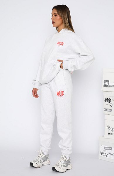 White Fox Boutique Archive 6.0 Sweatpants White | USA-27163TXMO