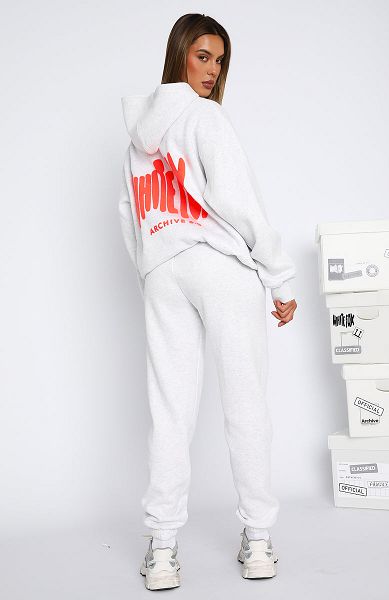 White Fox Boutique Archive 6.0 Sweatpants White | USA-27163TXMO