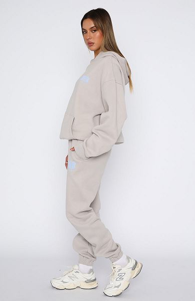 White Fox Boutique Archive 6.0 Sweatpants Beige | USA-30658ULFX