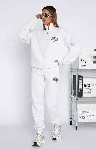 White Fox Boutique Archive 6.0 Sweatpants White | USA-32478PHKS