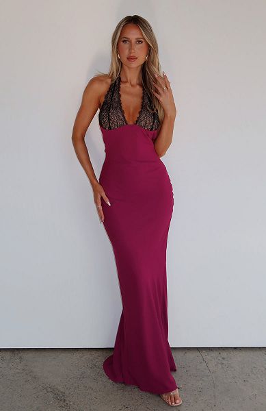 White Fox Boutique Beyond The Stars Maxi Dress Purple | USA-90872ROEY