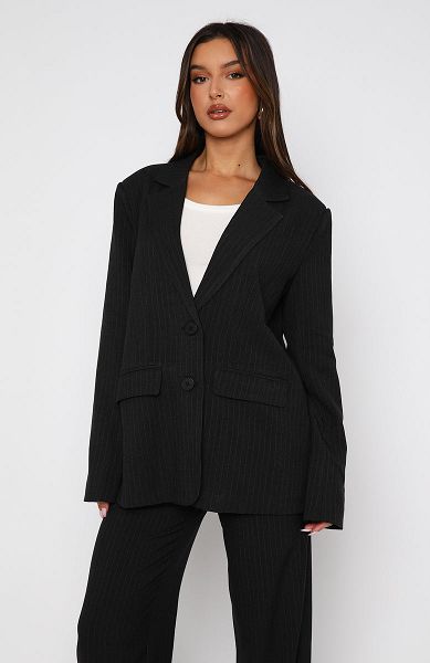 White Fox Boutique Business Casual Blazers Grey | USA-31840IROM