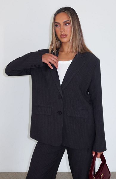 White Fox Boutique Business Casual Blazers Grey | USA-31840IROM