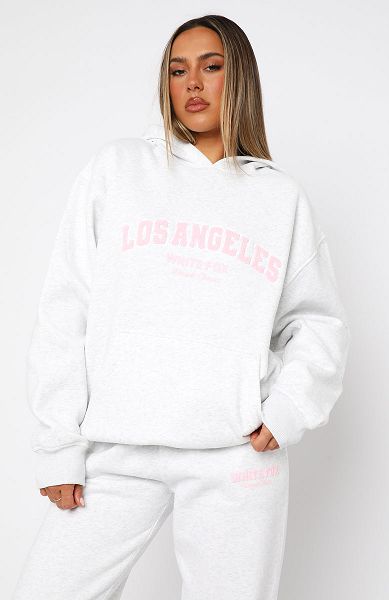 White Fox Boutique Decade Classics Global Oversized Hoodie Grey | USA-50169VJFG