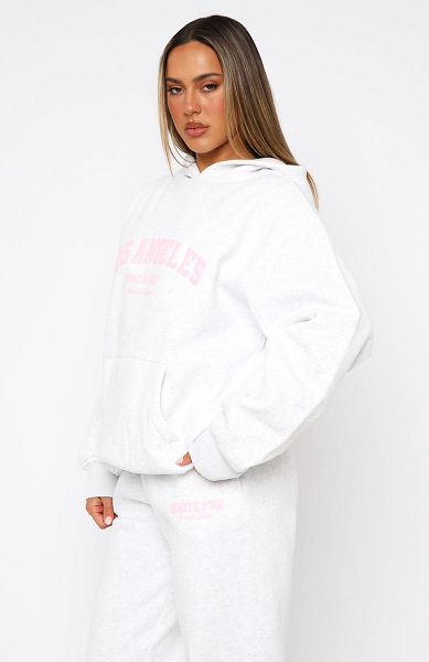 White Fox Boutique Decade Classics Global Oversized Hoodie Grey | USA-50169VJFG