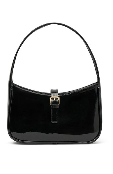 White Fox Boutique Dionne Large Shoulder Bags Black | USA-26170JGSI