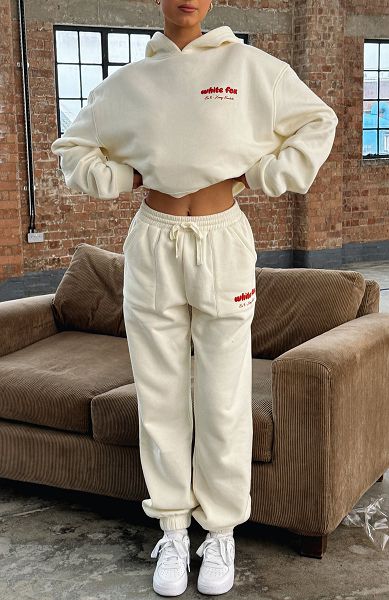 White Fox Boutique Era 8 Sweatpants Pink Cream | USA-76850WQGZ