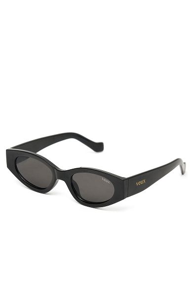 White Fox Boutique Hailey Sunglasses Black | USA-02594UOAE