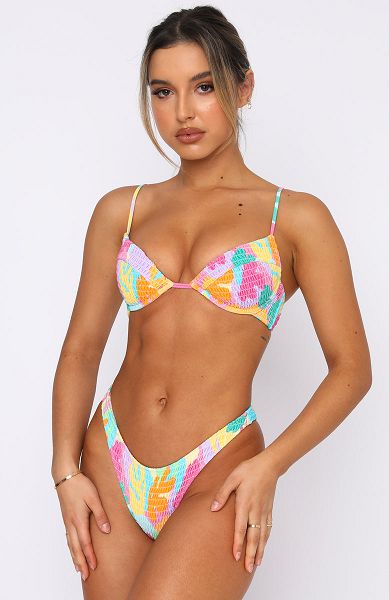 White Fox Boutique Island Hideout Bikini Bottoms Multicolor | USA-02658GIMW