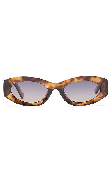 White Fox Boutique Jame Sunglasses Black / Brown | USA-92684HUBN