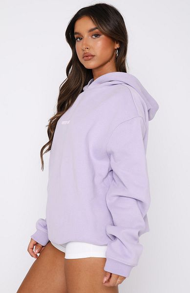 White Fox Boutique Leisure Series Oversized Hoodie Lavender | USA-92184NJYW