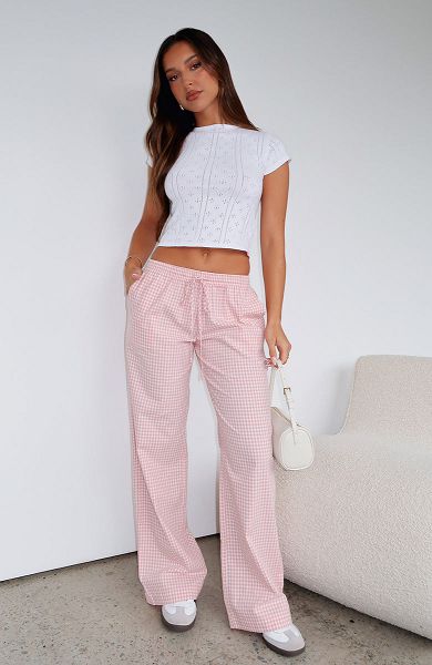 White Fox Boutique Running To You Pants Pink | USA-59240RKXC