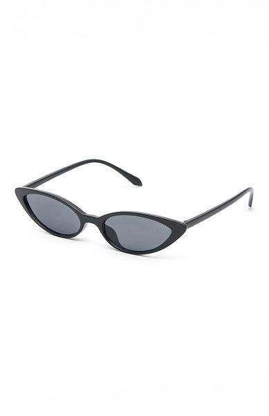 White Fox Boutique She's Chic Sunglasses Black | USA-07342JDKP