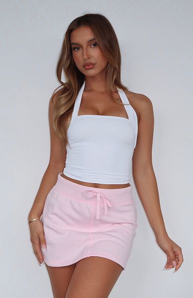 White Fox Boutique Sneak Peak Mini Skirts Pink | USA-39104XCFB