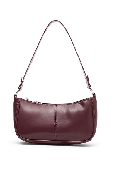 White Fox Boutique Sophia Shoulder Bags Burgundy | USA-65904VSMD