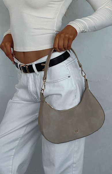 White Fox Boutique Sweet N Simple Suede Bags Brown | USA-58472SDHP